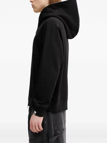 Hanorac cu glugă A Bathing Ape® cu autograf negru