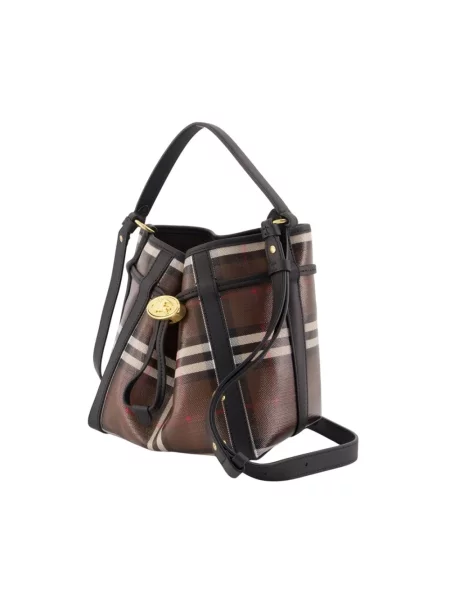 Torebka Burberry ze sznurkiem brązowa