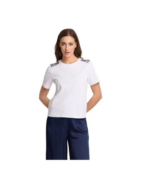 Koszulka Kocca z krótkim rękawem elegancka biała