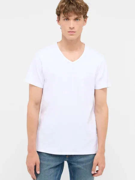 MUSTANG Tricou Amado alb