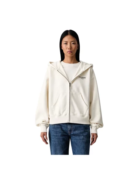 Bluza rozpinana Sporty And Rich beżowa