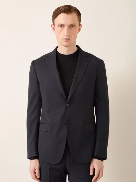 Zegna Oblek Extra Slim Fit tmavě šedá