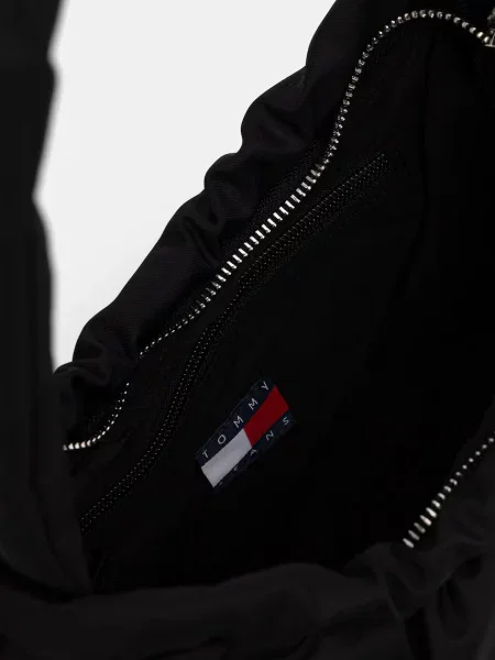 Tommy Jeans чанта тип хобо дамска черно