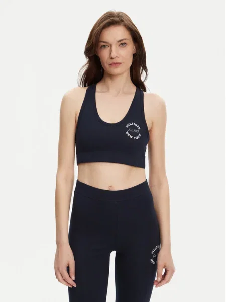 Tommy Hilfiger Podprsenkový top Tmavomodrá