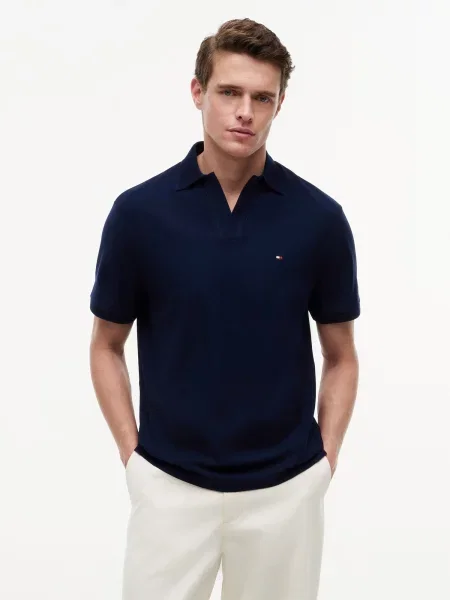TOMMY HILFIGER Tricou închis albastru
