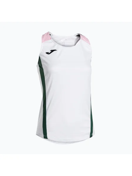 Tricou de tenis pentru femei Joma Montreal white/green alb