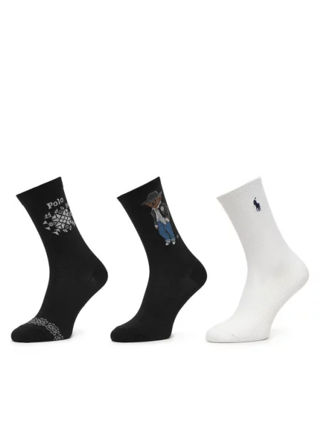 Polo Ralph Lauren Zokni tengerészkék / barna fehér fekete