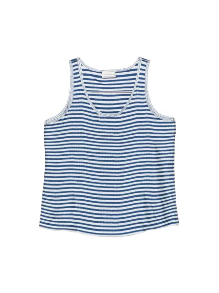 Top Pierre Louis Mascia na ramiączkach niebieski