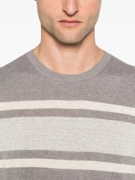 Tricou Gran Sasso cu dungi gri