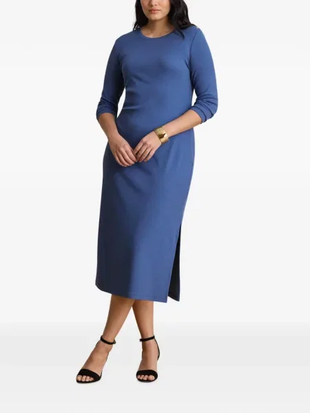 Πλεκτή φόρεμα Lauren Ralph Lauren μπλε
