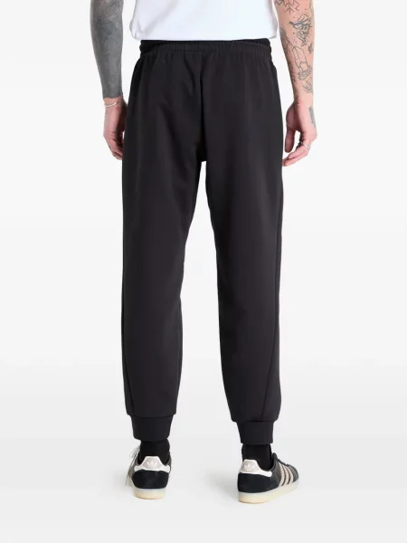 Lung hanorac Adidas cu dungi cu imagine negru
