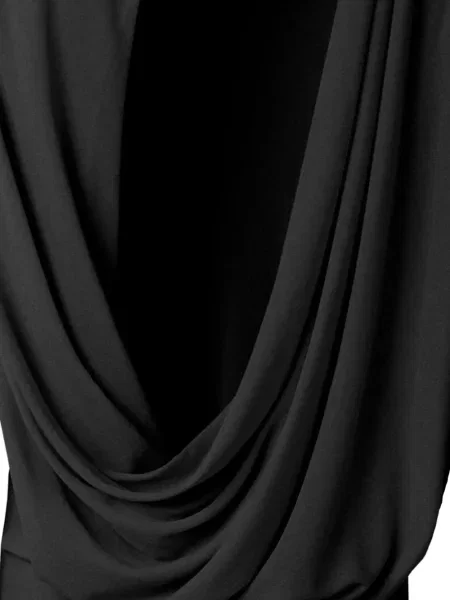 Tricou Jacquemus drapate negru