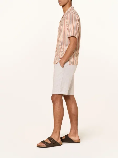 Colours & Sons Šortky Z Lnu béžová