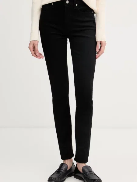 Tommy Hilfiger rifle skinny dámske čierna