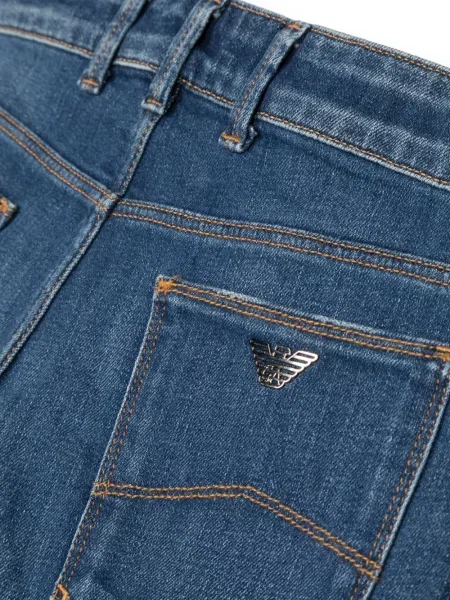 Jeansy dziecięce Emporio Armani niebieskie
