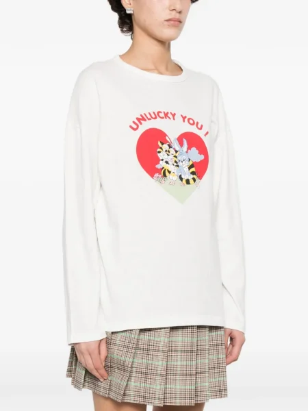 Tricou Kenzo cu imagine alb