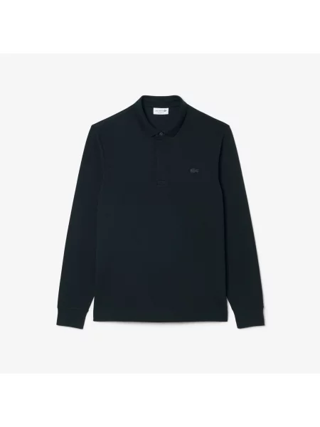 Lacoste Elastyczna Koszulka Polo Paris Regular Fit I Piqué zielona