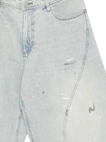 Šortai Croquis su nubrozdinimais mėlyna