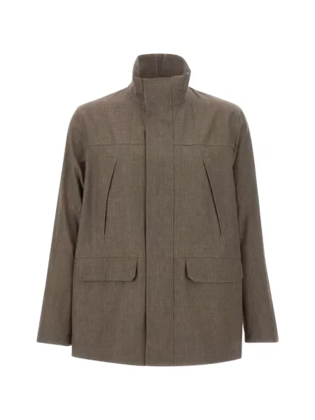 Gulerat geacă parka Herno gri