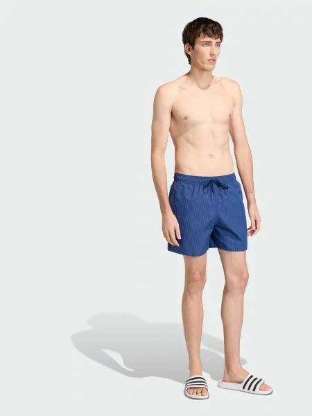 Переработанный шорты Adidas синие