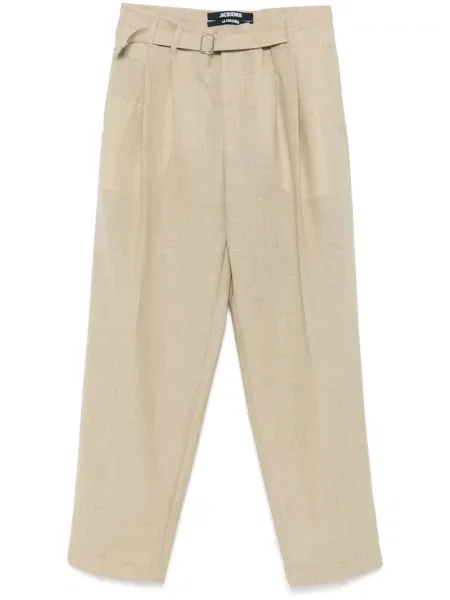 Pantaloni Jacquemus din canvas