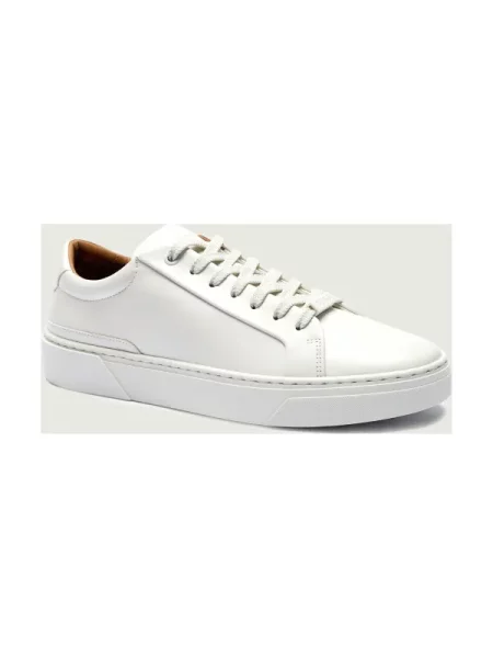BOSS BLACK De piele sneakers Gary_Tenn_nalu_N alb
