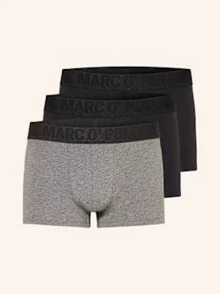 Marc O'polo Boxerky 3 Kusy V Balení černá/ šedá černé