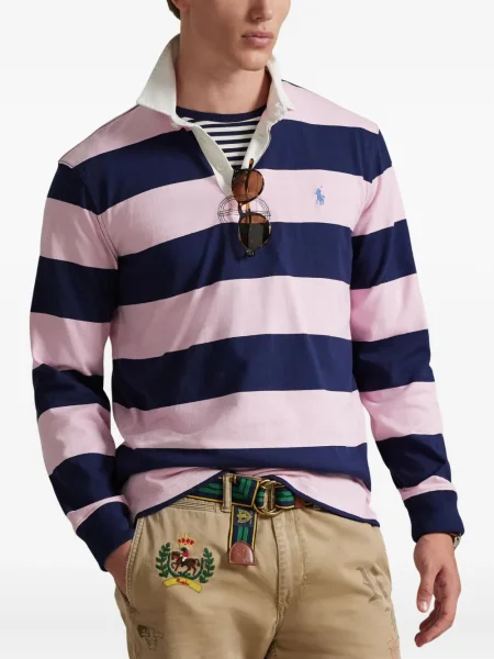 Кожени чорапи Polo Ralph Lauren с отворена пета с пейсли десен бяло