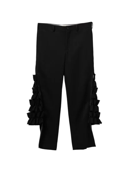 Pantaloni Comme Des Garcons Homme Plus cu volane negru