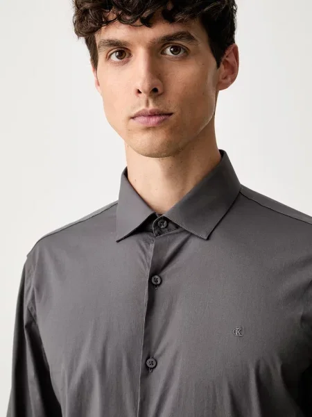 Calvin Klein férfi ing elasztánnal szürke
