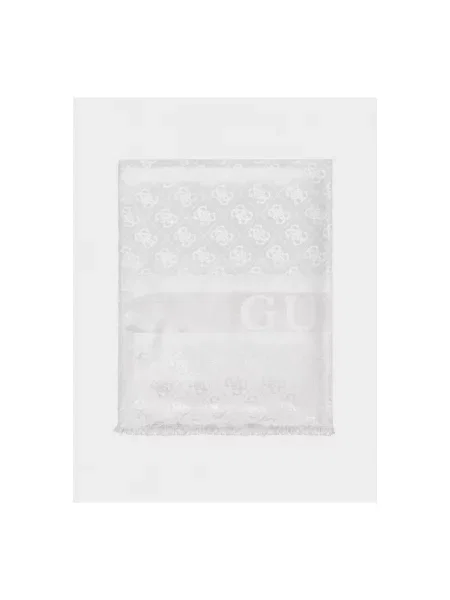 Šál Guess Krémová biela