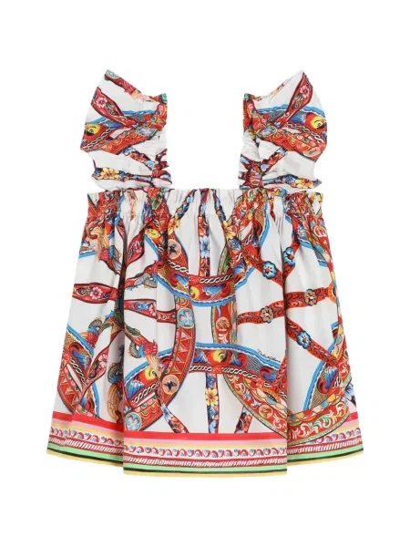 Dětské top Dolce & Gabbana bílý