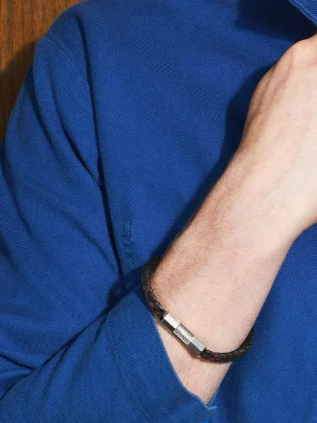 Шкіряний браслет Fossil