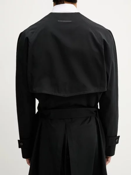 Тренч Mm6 Maison Margiela черный