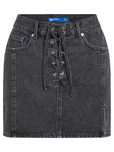 KARL LAGERFELD JEANS Fustă denim negru