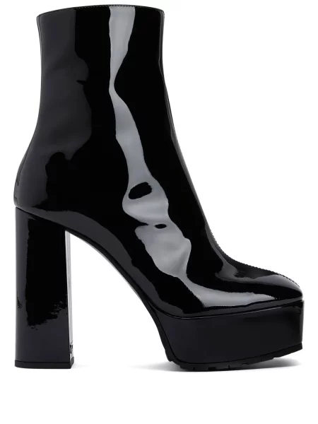 Cizme scurte Giuseppe Zanotti cu platformă negru