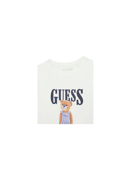 GUESS Póló tengerészkék / világoskék / dohánybarna fehér