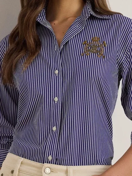 Классическая ошейниковый рубашка Lauren Ralph Lauren