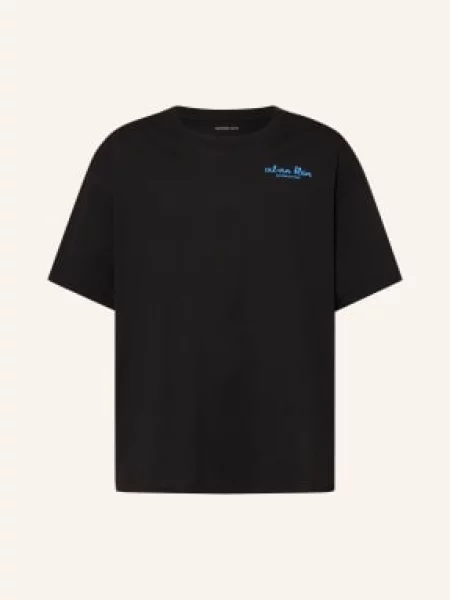 Calvin Klein Tričko černá / modrá bílá