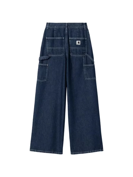 Pantaloni Carhartt Wip albastru