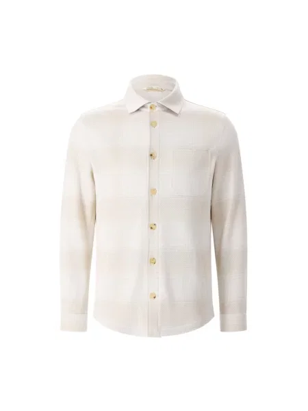 Koszula Maurizio Baldassari beżowa