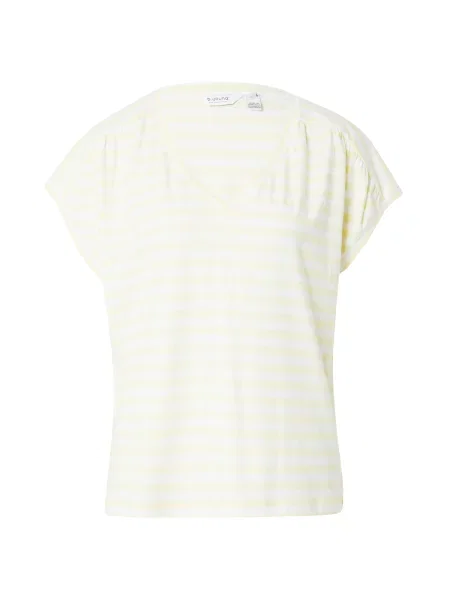 B.young Tricou PANDINNA galben pastel alb