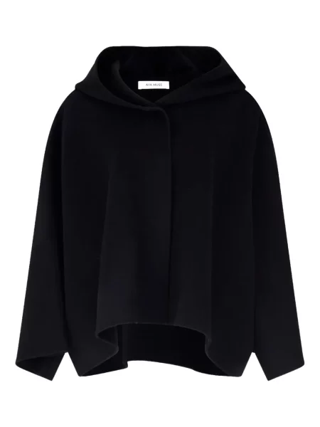 Płaszcz Aya Muse z kapturem czarny