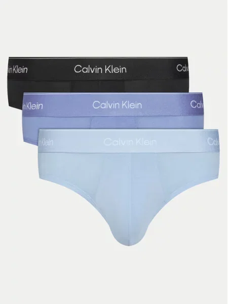 Calvin Klein Underwear Bokserice plava / svijetloplava prljavo bijela crna