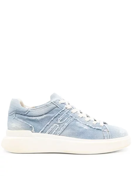 Sneakerși Hogan zdrențuiți albastru