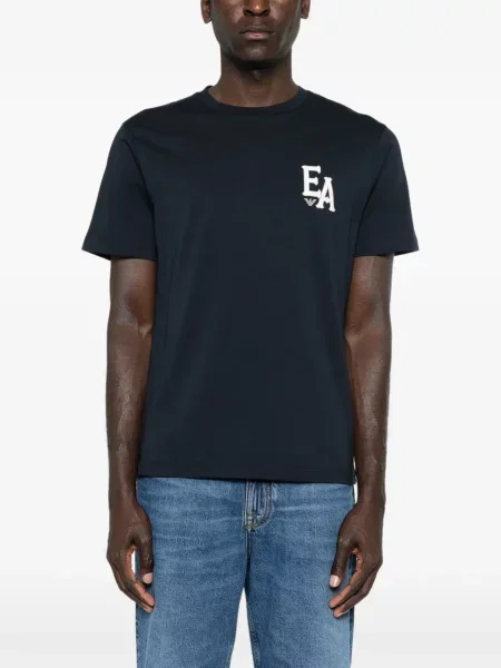 Μπλούζα Emporio Armani μπλε