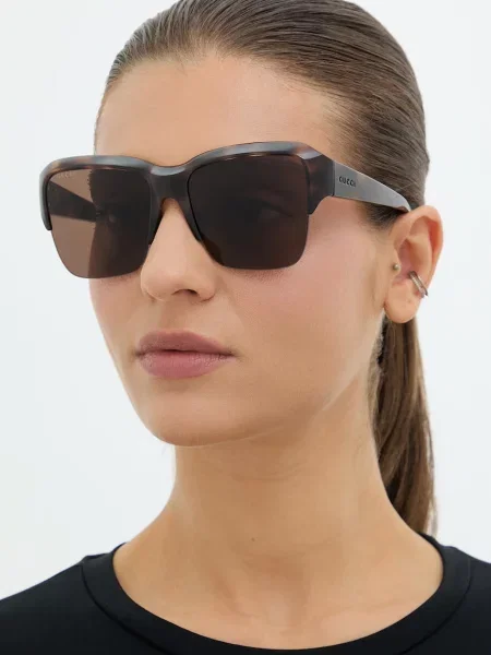 Gucci slnečné okuliare dámske hnedá
