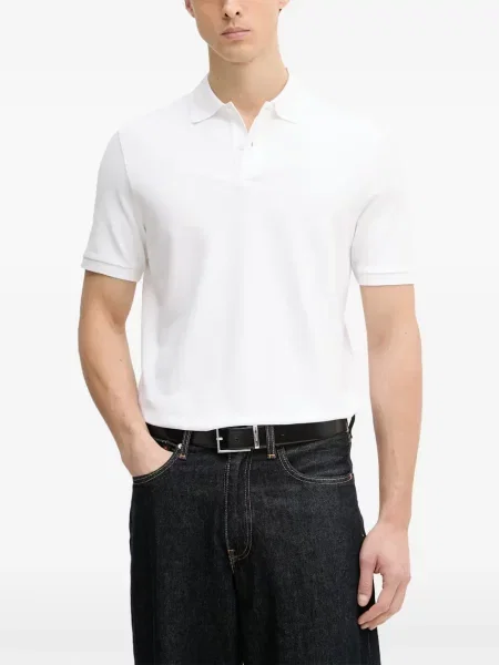 Scurt tricou polo Marc O'polo alb