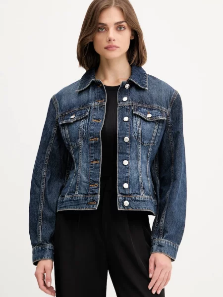 Jeans jakna HUGO modra