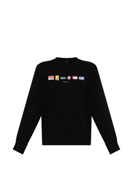 Pulover Ps Paul Smith cu imagine negru